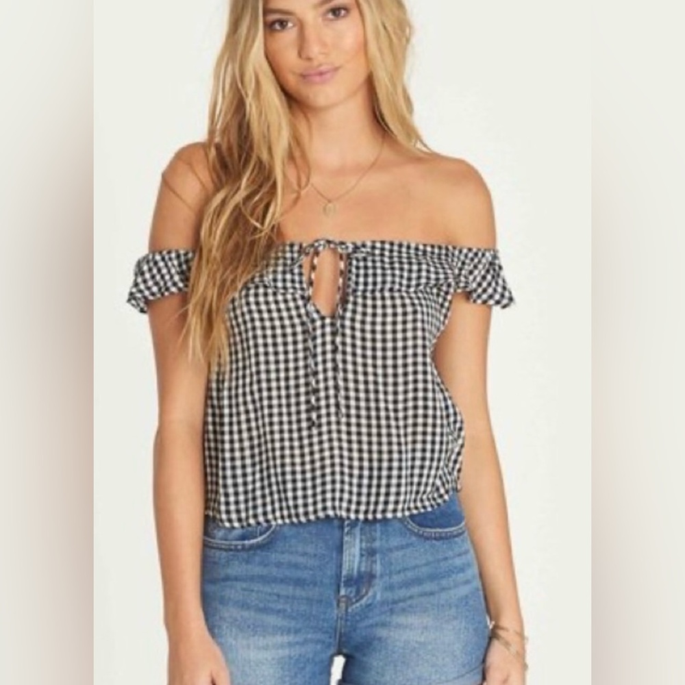 NWT Billabong Women's Peach Kisses Top Large